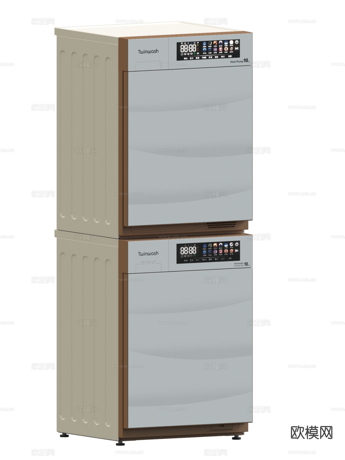 twinwash洗衣机免费3d模型下载