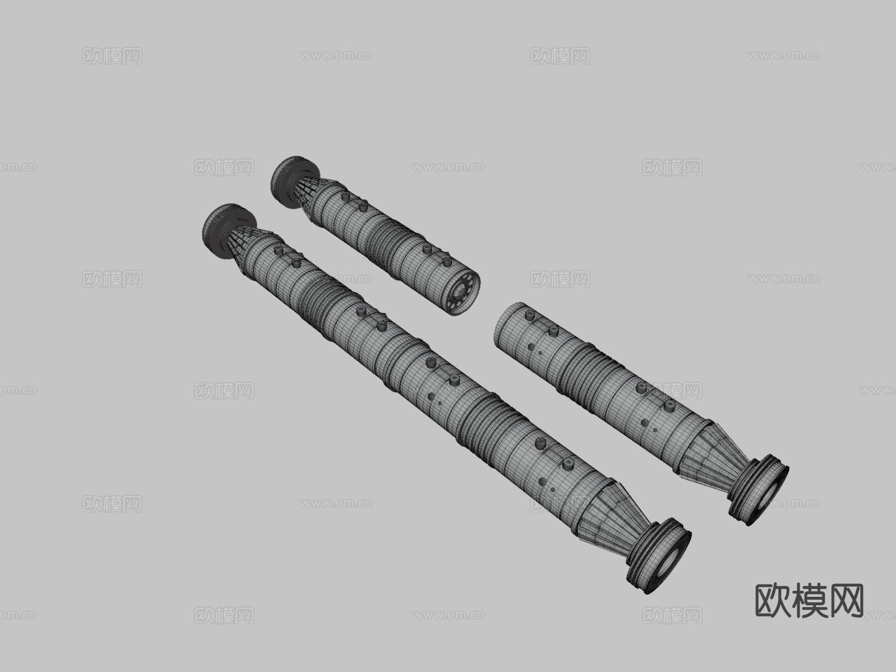 达斯摩尔光剑3d模型