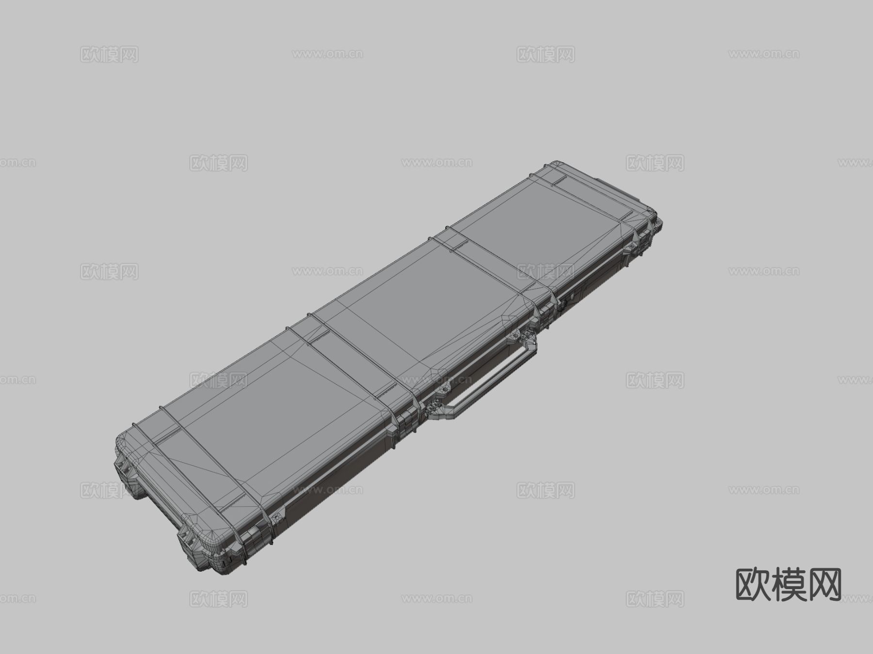 科幻机械盒子3d模型