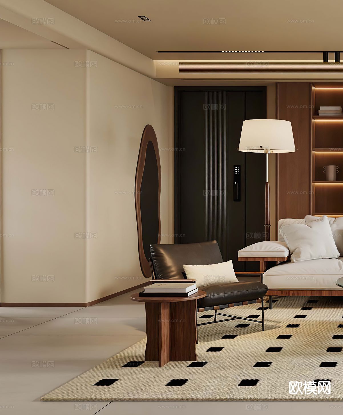 中古风椅子 休闲椅3d模型下载