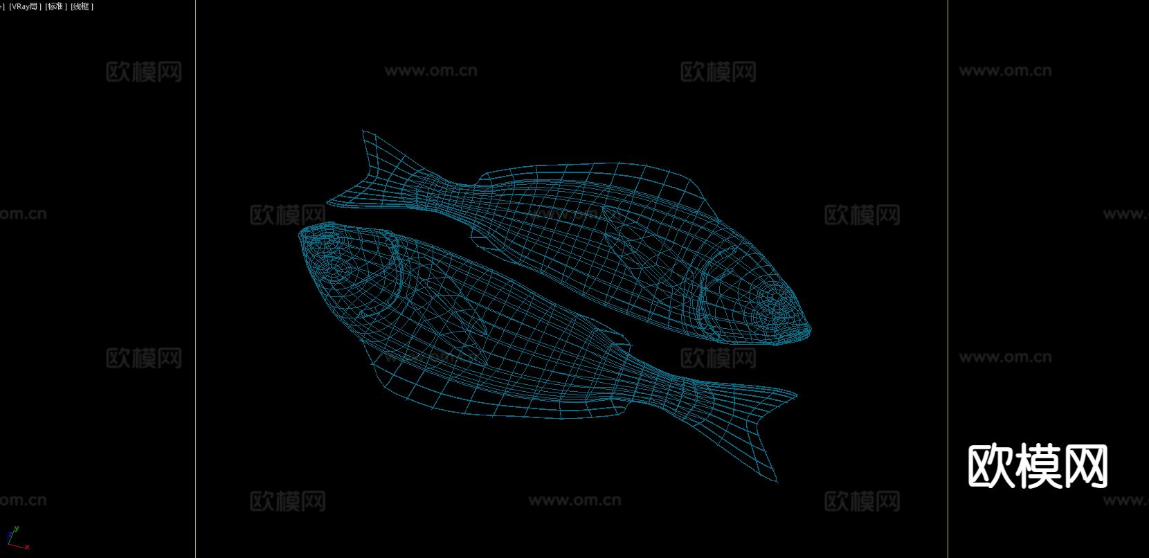 鱼类 淡水鱼 海鱼3d模型