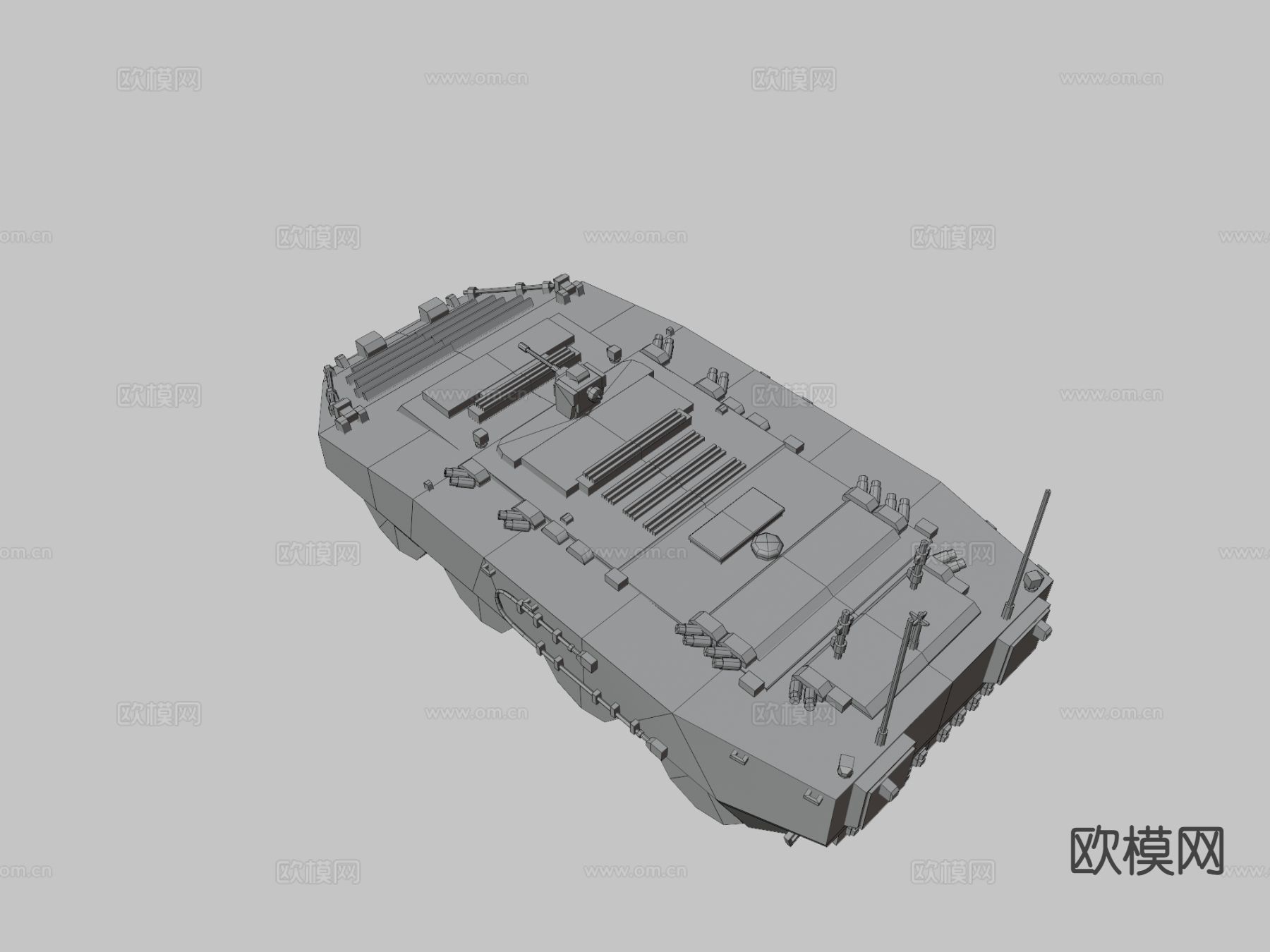 装甲车 坦克3d模型