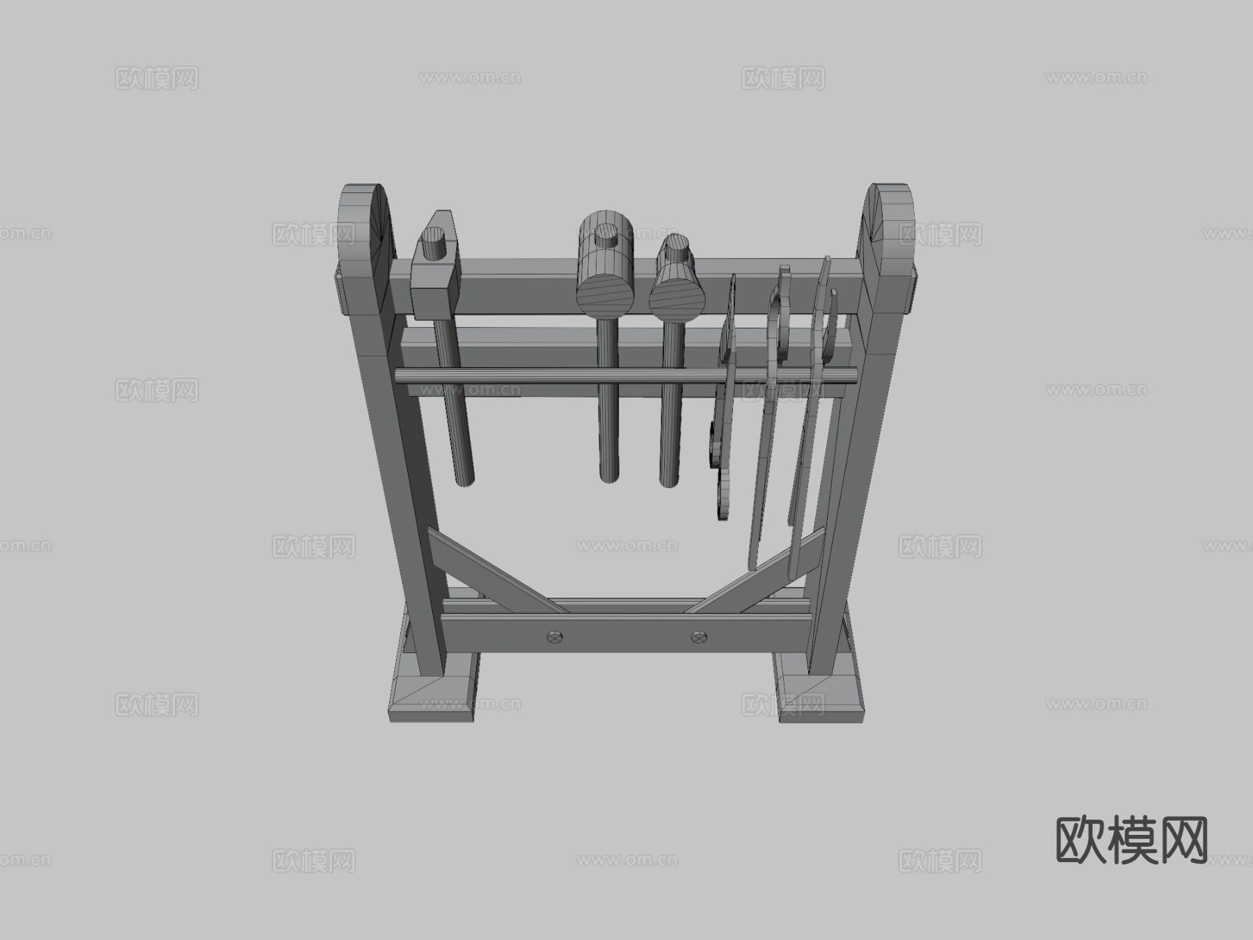 铁匠工具架3d模型