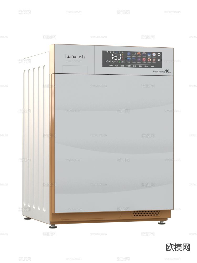 twinwash洗衣机免费3d模型下载