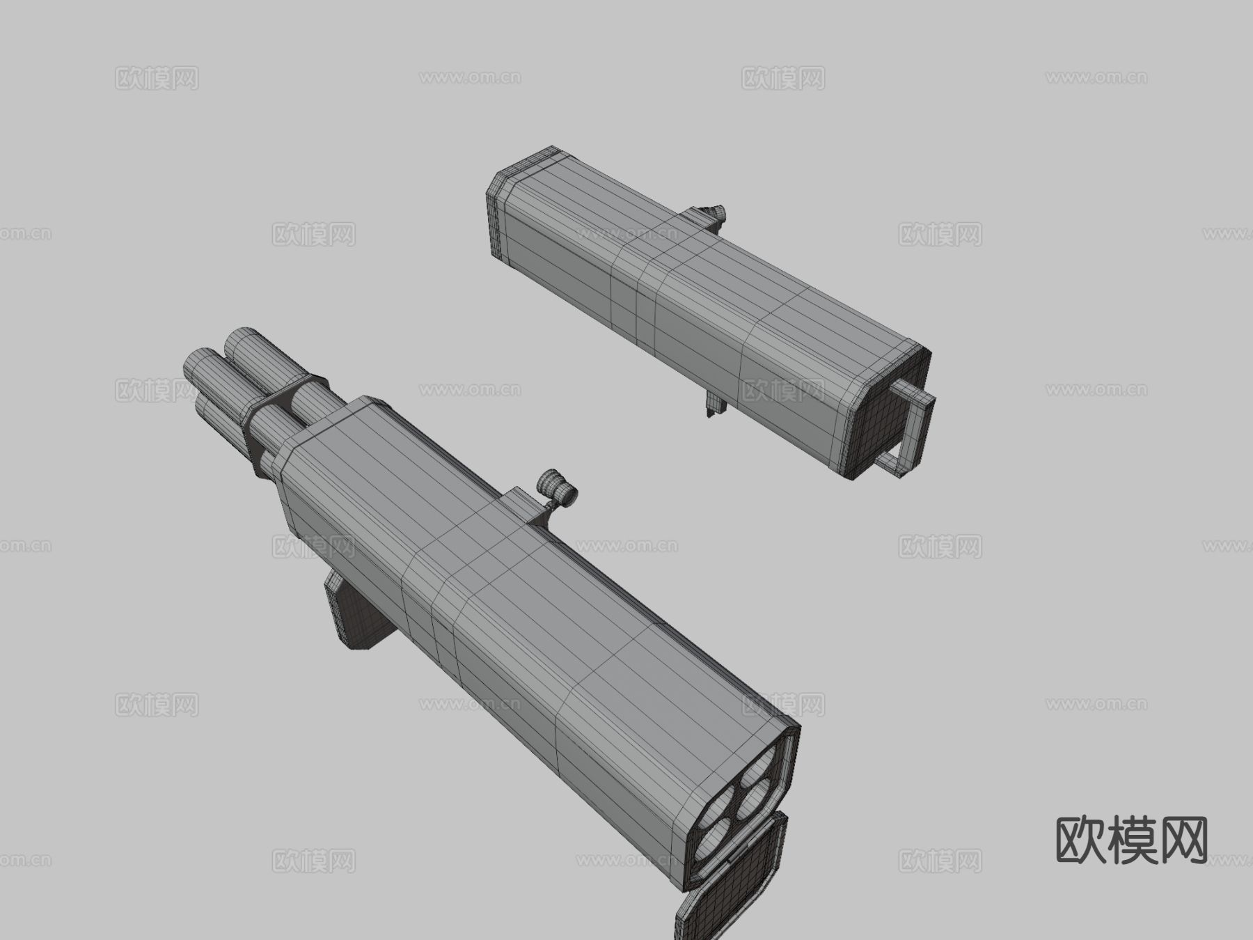 M202火箭发射器3d模型