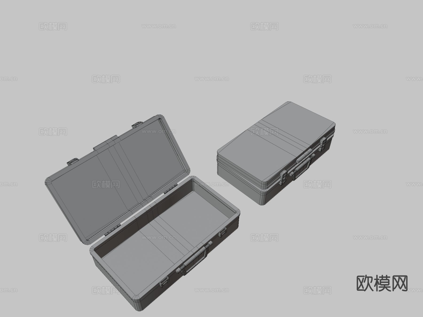 战地医疗箱  急救箱3d模型