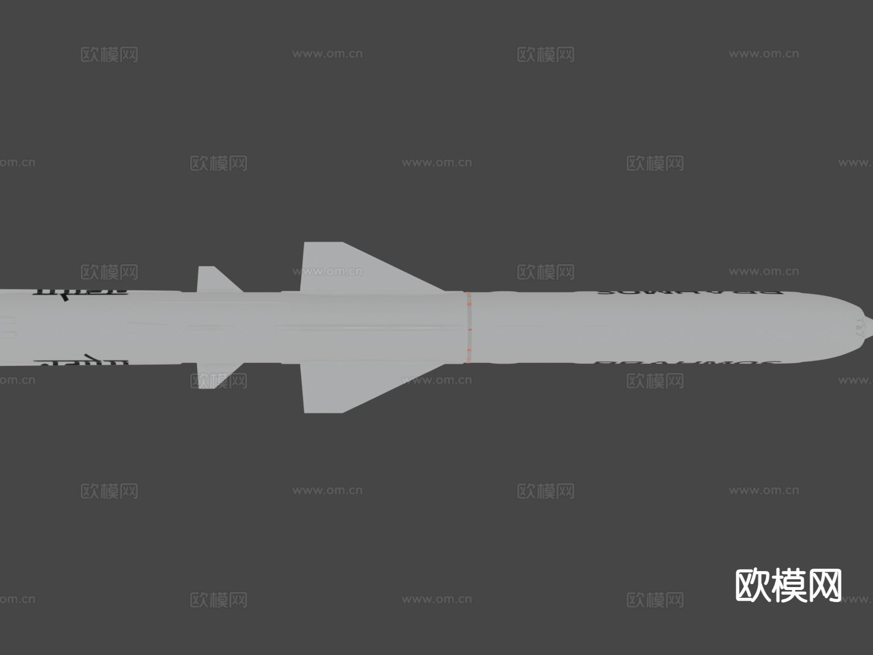 导弹 核弹3d模型