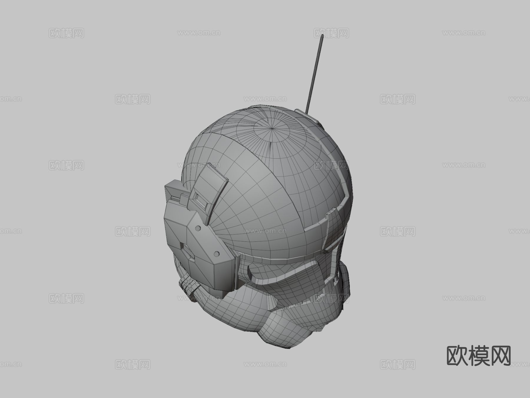 星球大战第克隆头盔3d模型