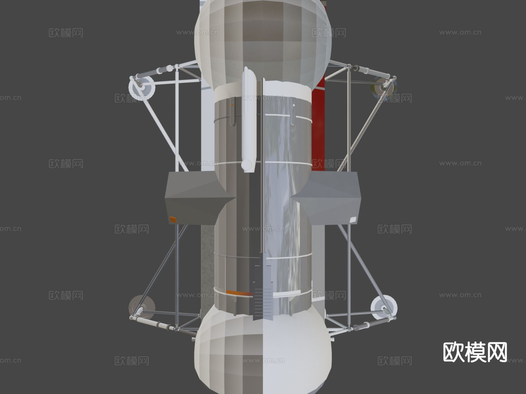 SHADO 月球车 探测机器人3d模型