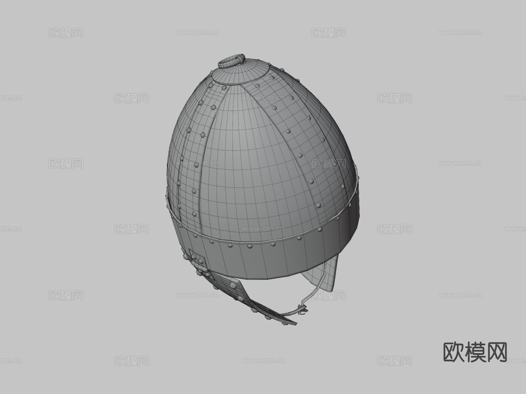 晚期罗马脊盔3d模型