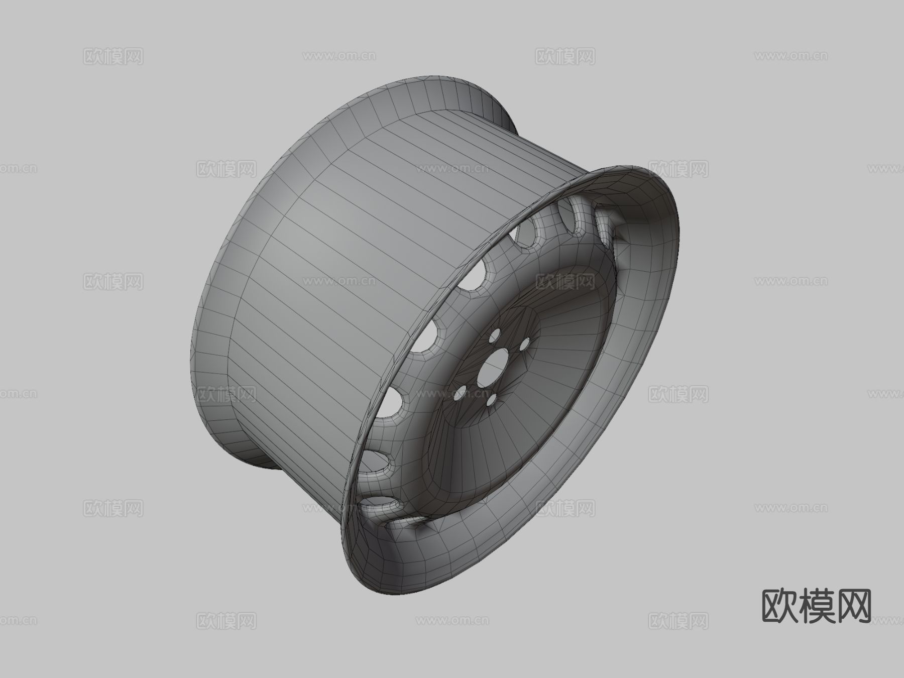 现代轮毂3d模型