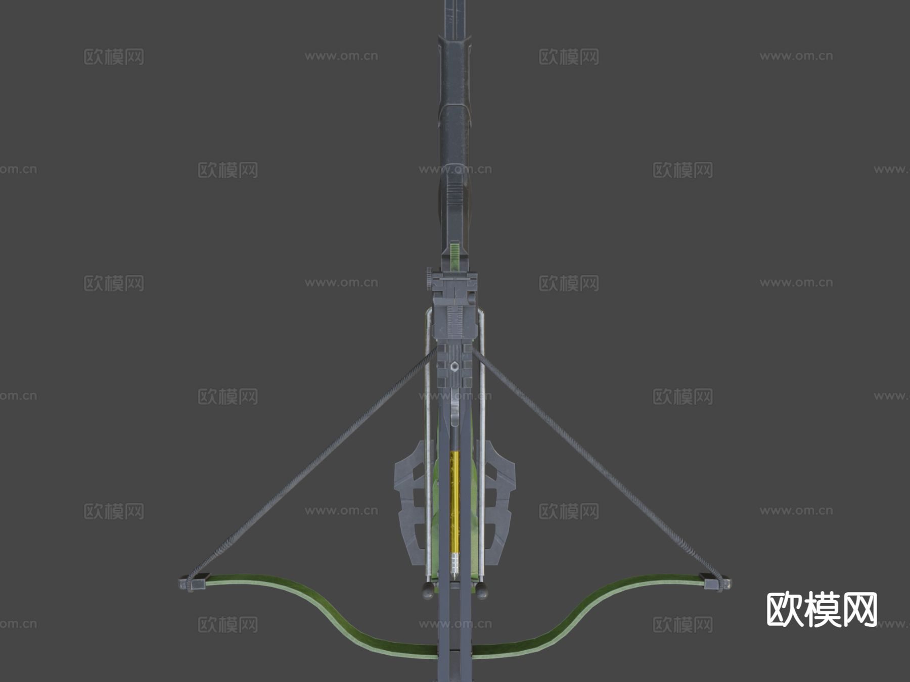 M48地狱鹰突击弩 游戏道具3d模型