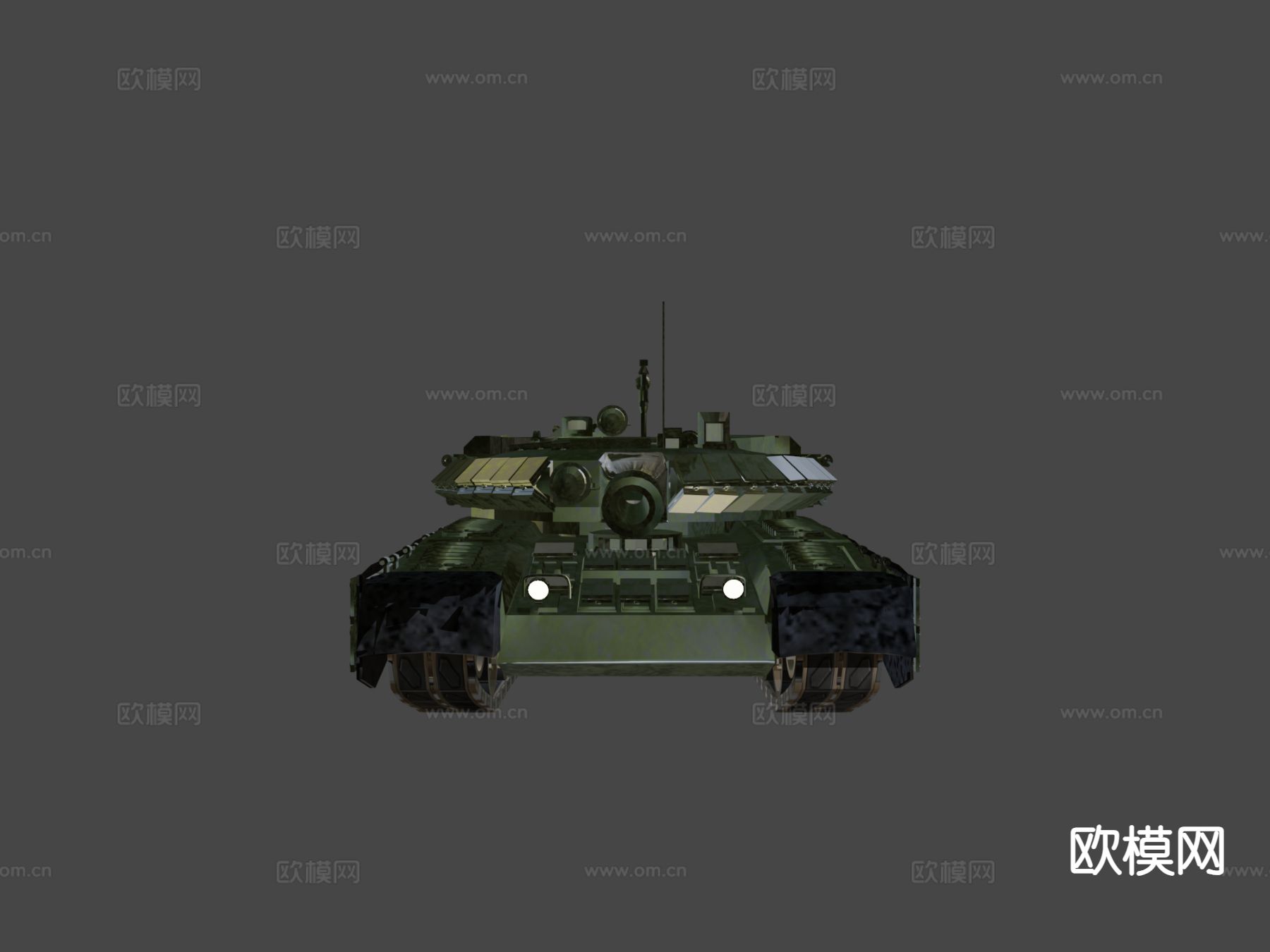 T80主战坦克-MBT3d模型