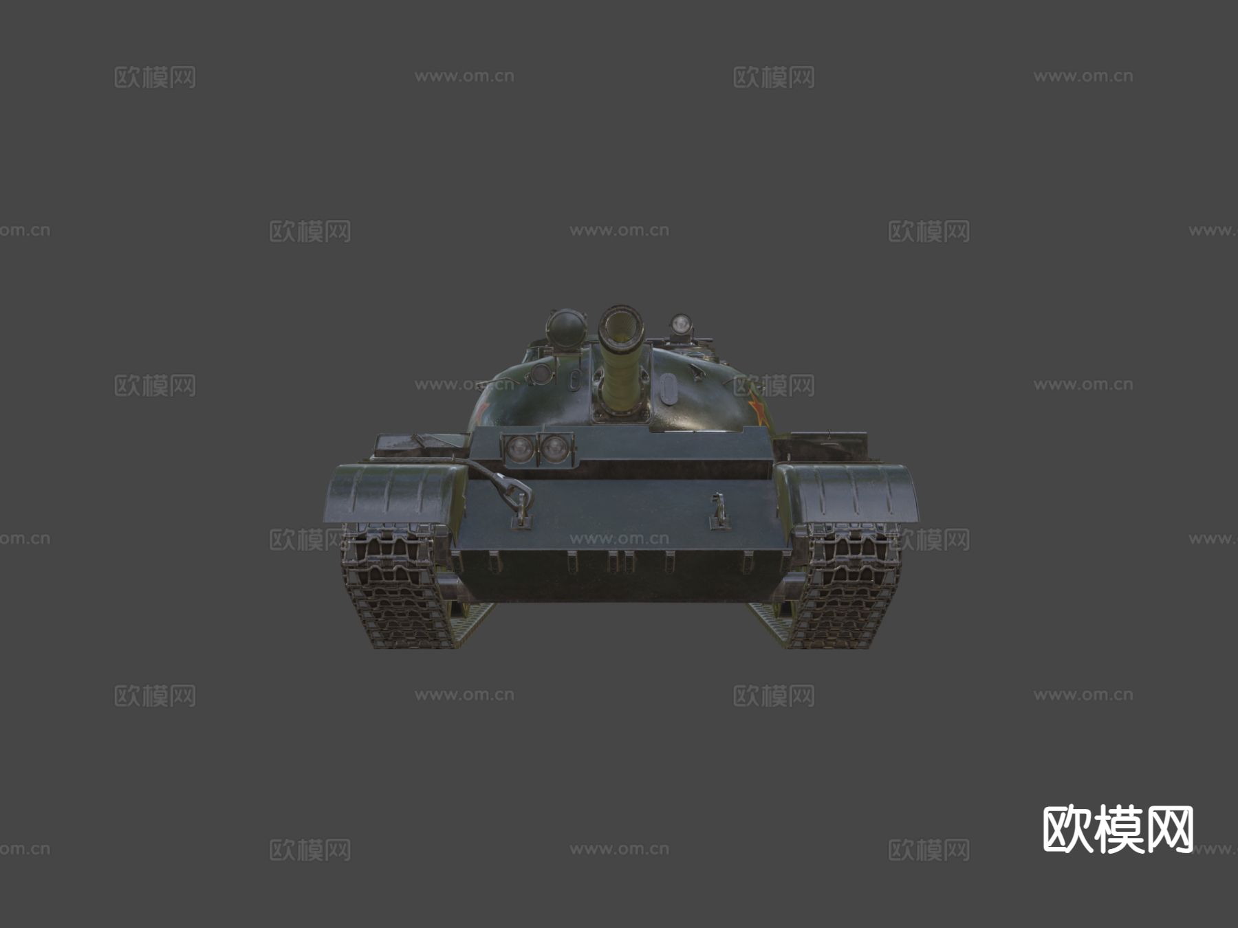 T-54-T-55苏联主战坦克3d模型