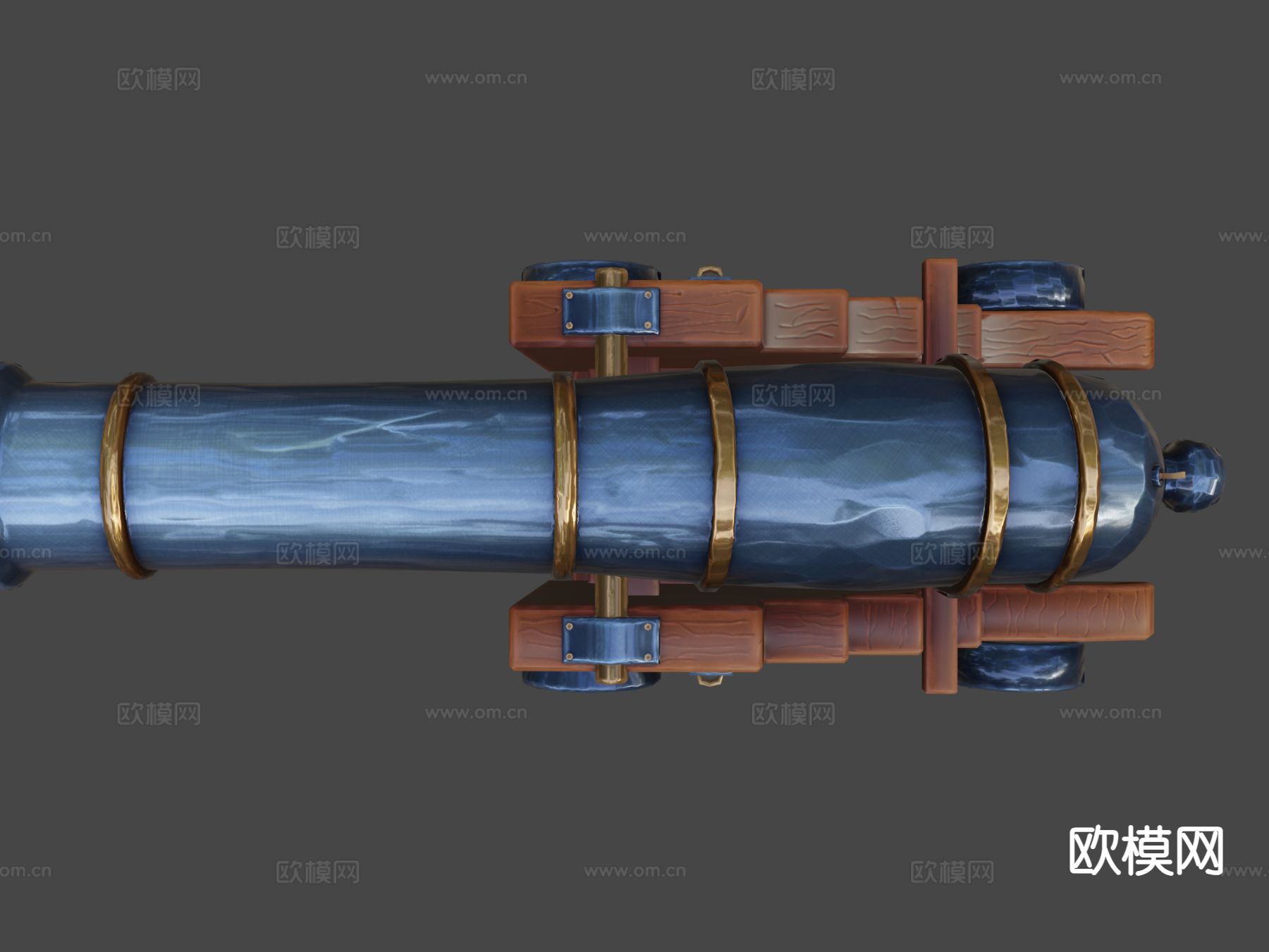 大炮 军事武器3d模型