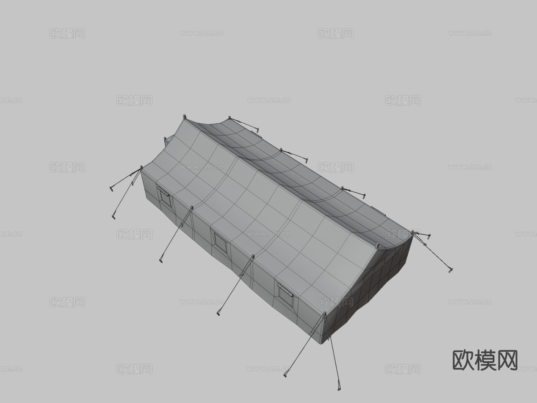 军用帐篷 医疗帐篷3d模型