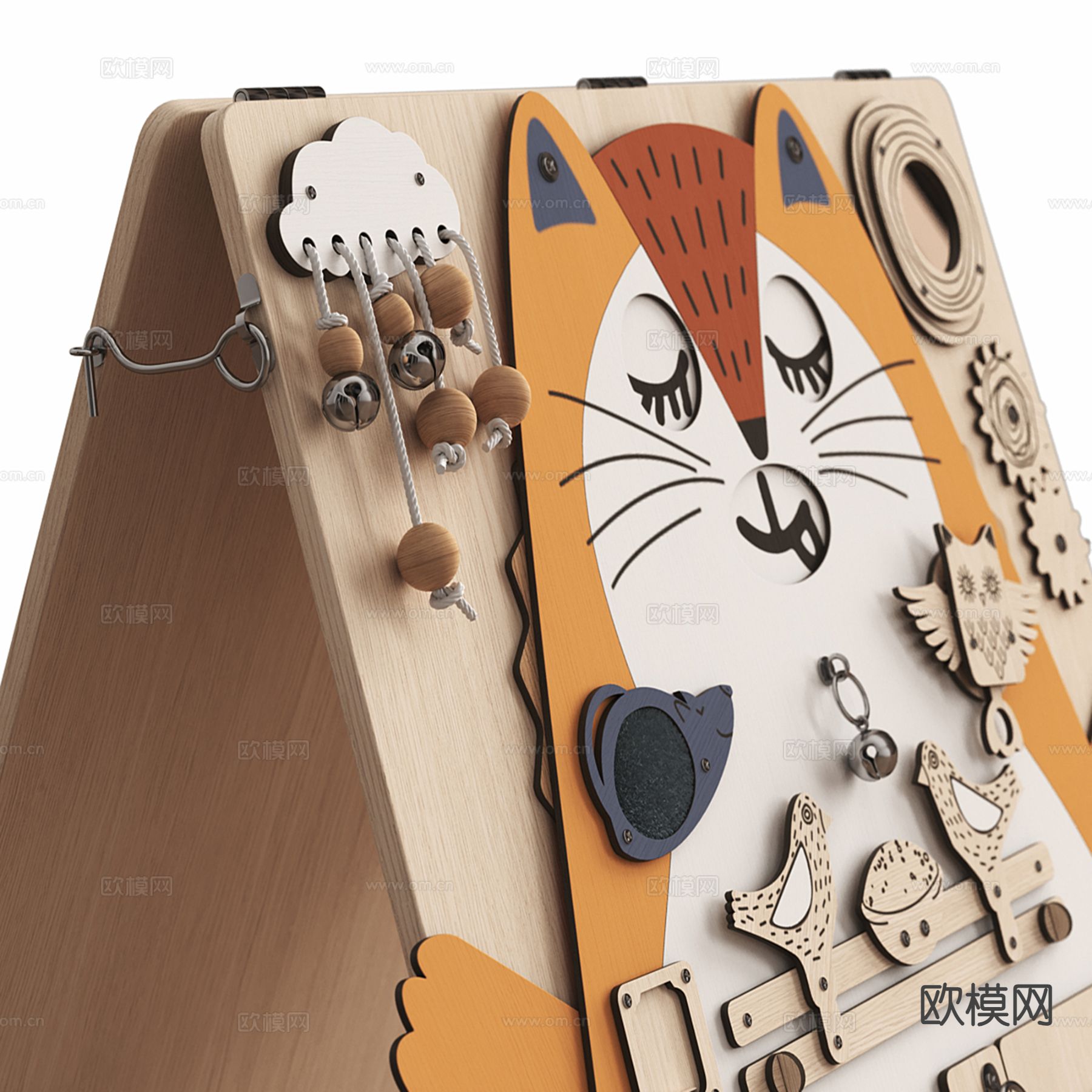 儿童画板su模型下载（渲染图4）