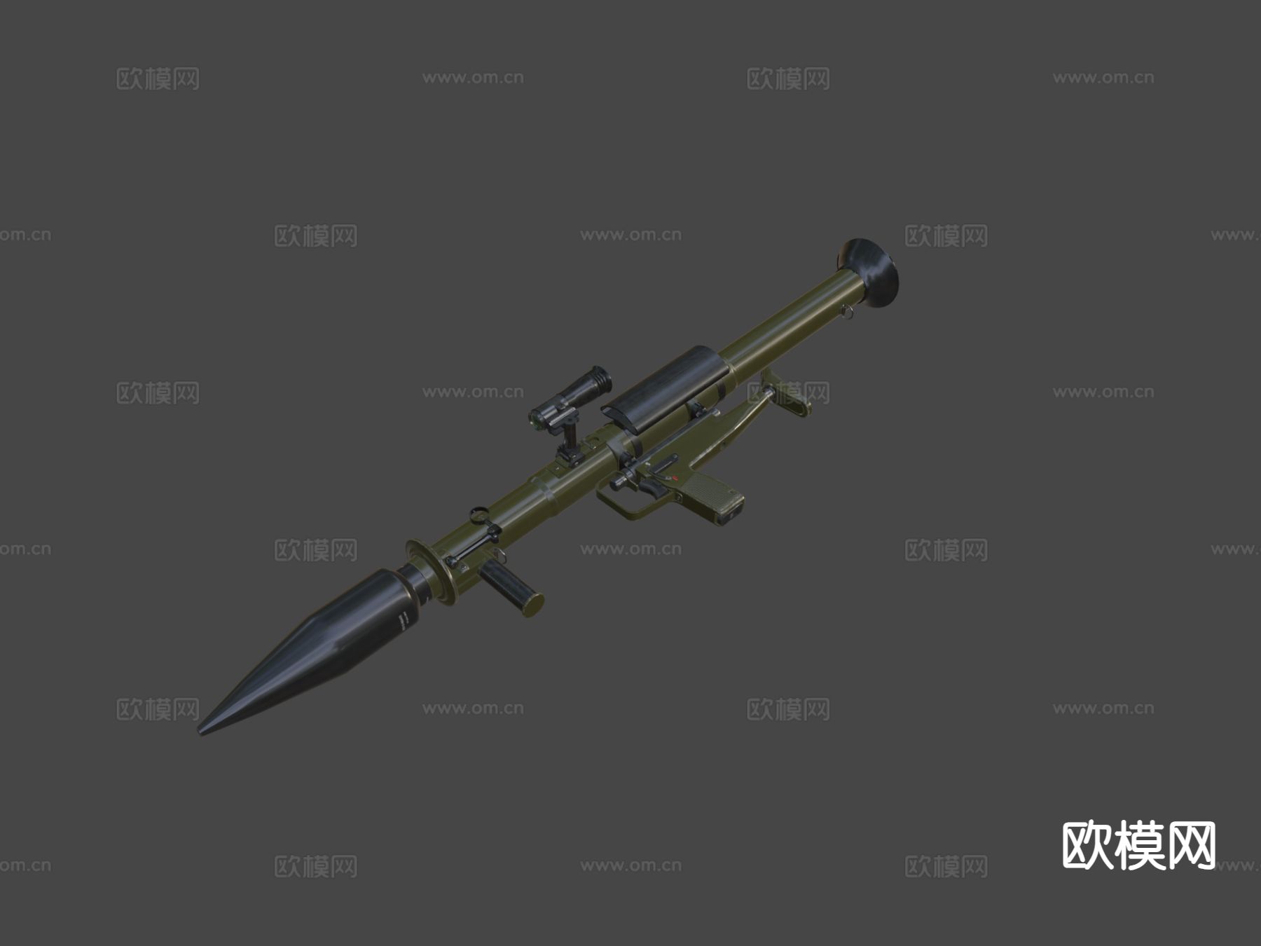 导弹发射器3d模型下载（渲染图9）