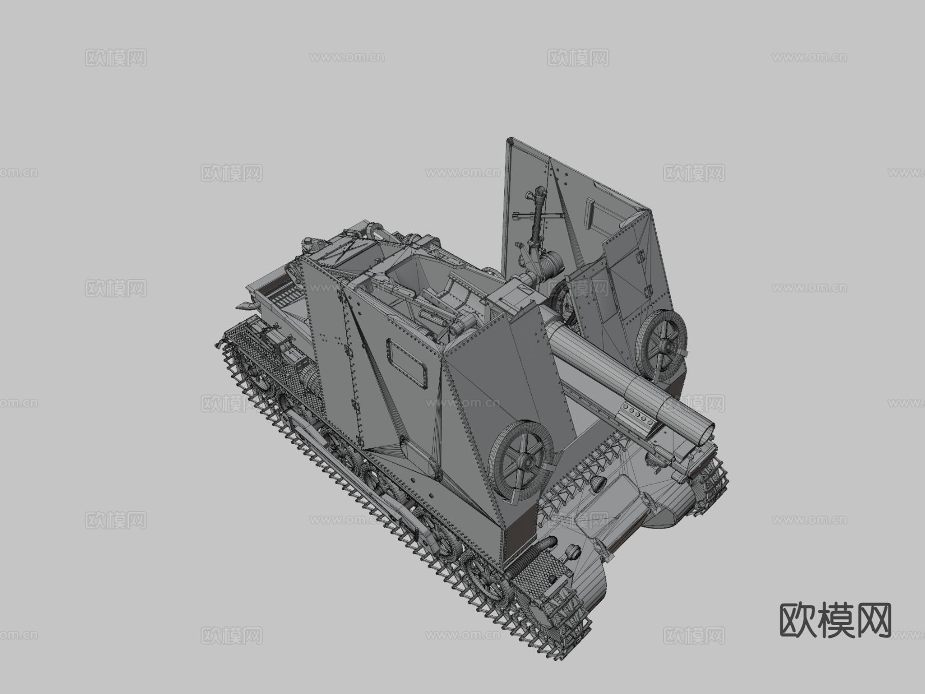 坦克 悍马装甲车3d模型