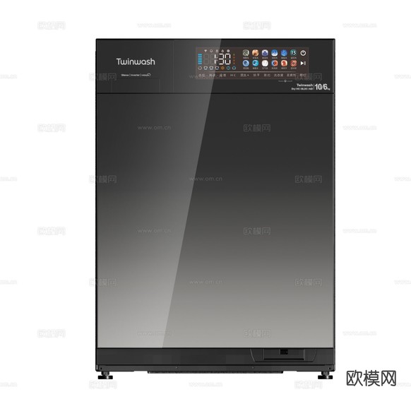 twinwash洗衣机免费3d模型下载