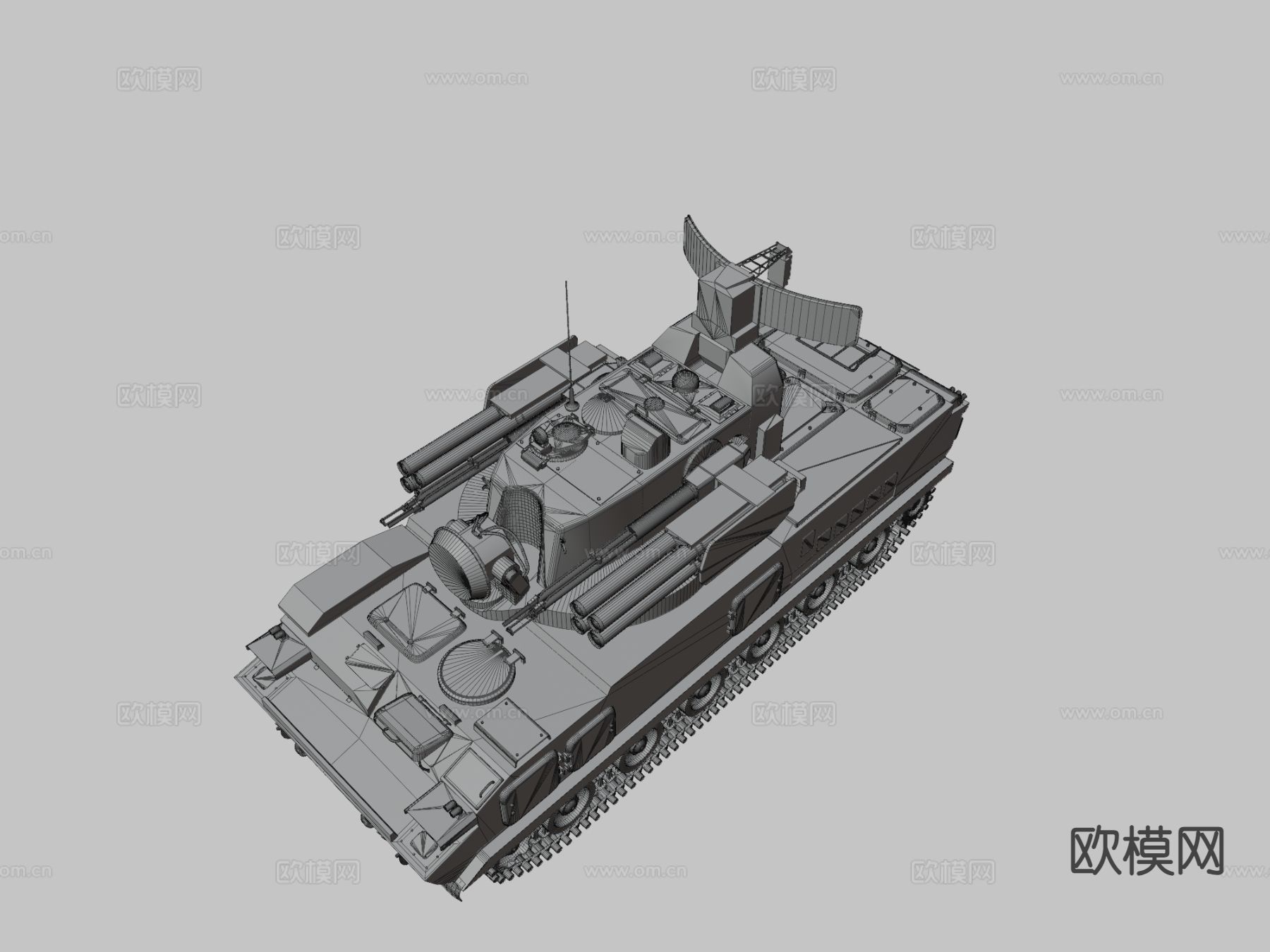 重型坦克3d模型