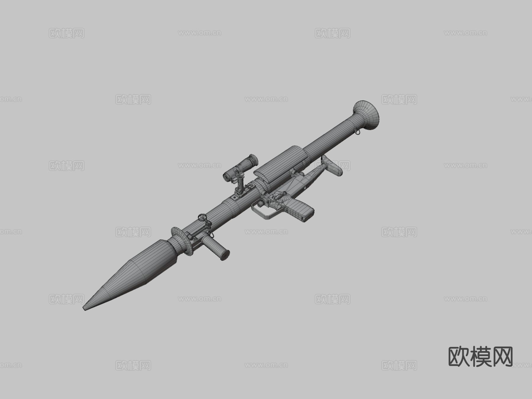 导弹发射器3d模型下载（渲染图3）