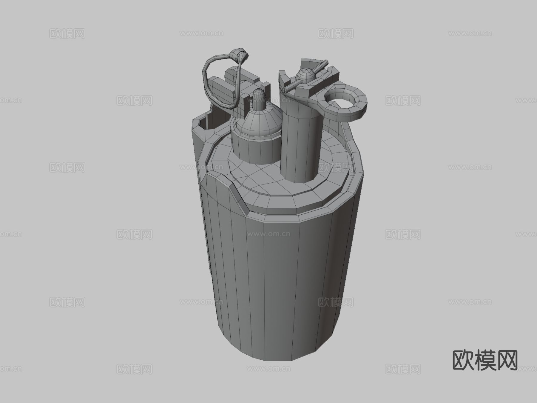 英国地雷3d模型