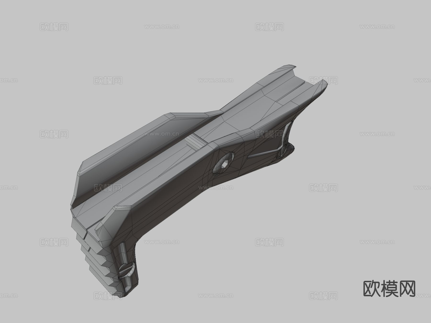 攻击眼镜蛇 战术握把 手枪零件3d模型