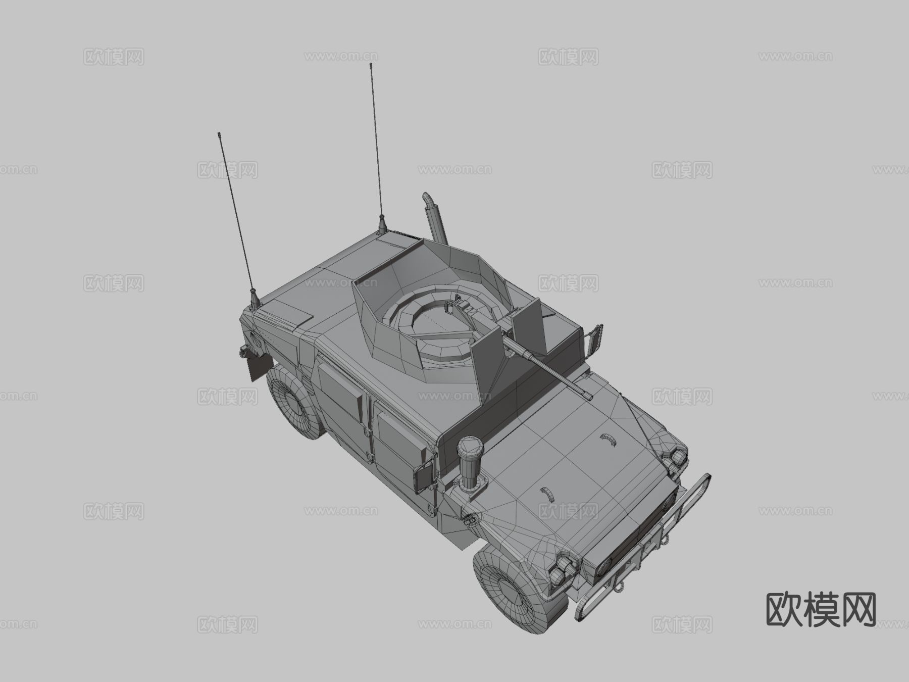 战车 装甲车3d模型