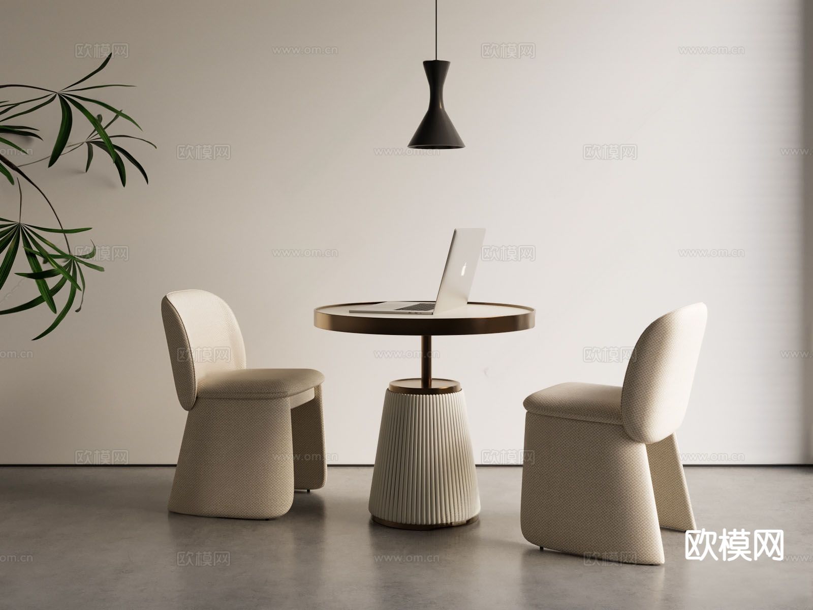 洽谈桌椅 休闲桌椅3d模型下载