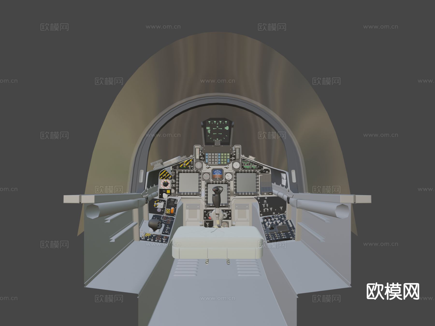 BAEHawkT2仪表盘3d模型