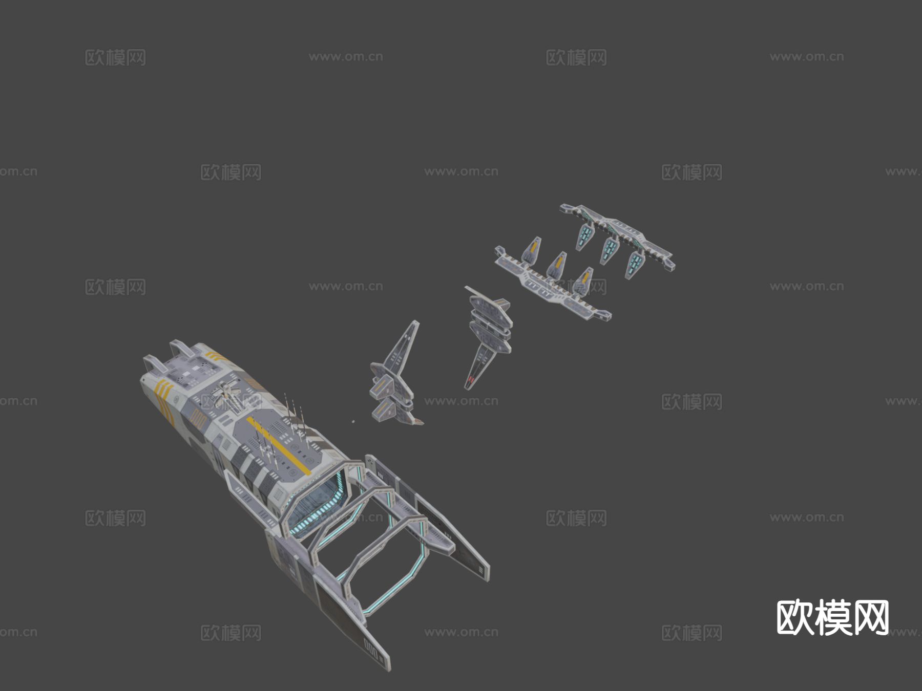 跳跃门 游戏道具3d模型