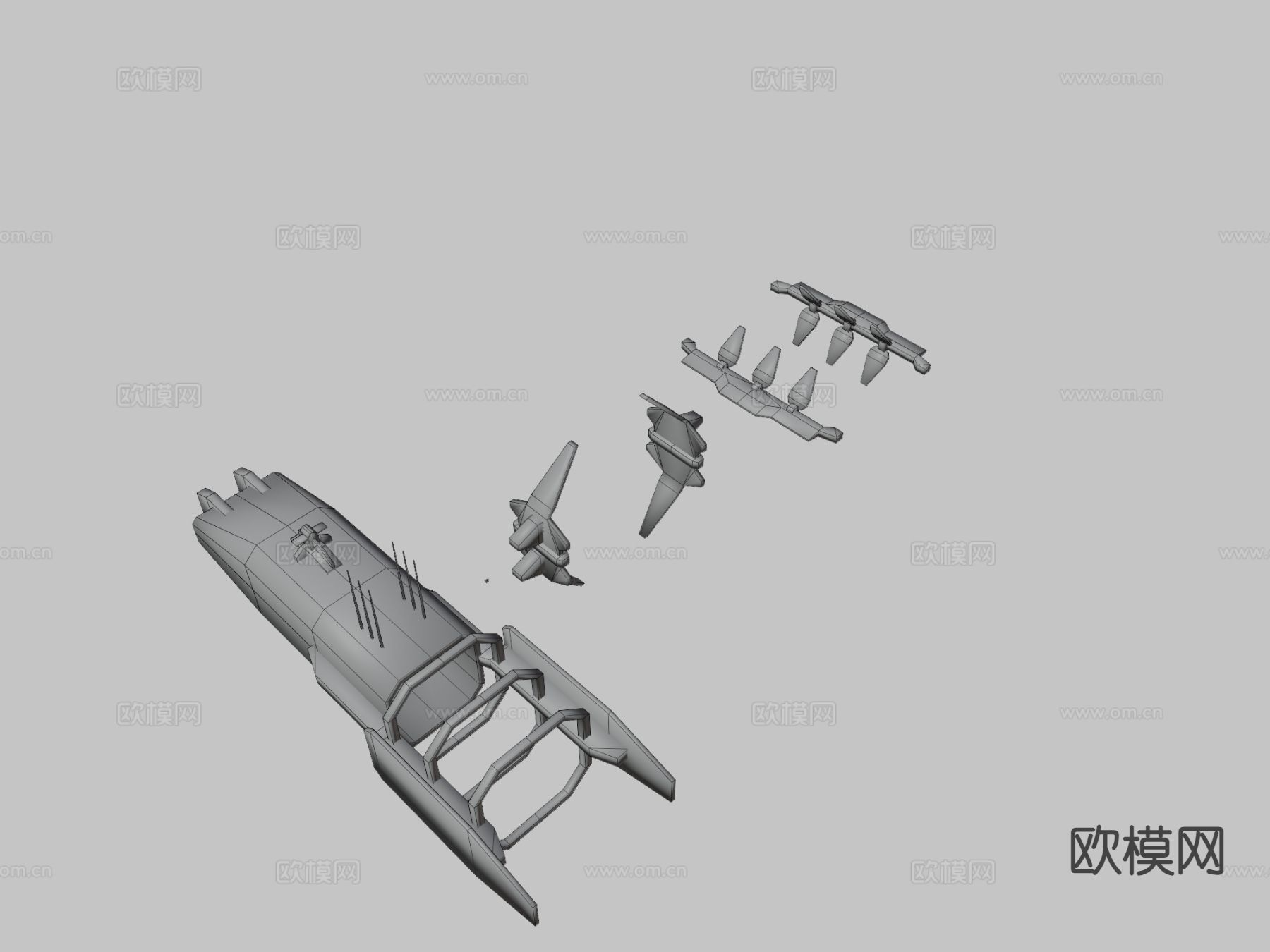 跳跃门 游戏道具3d模型