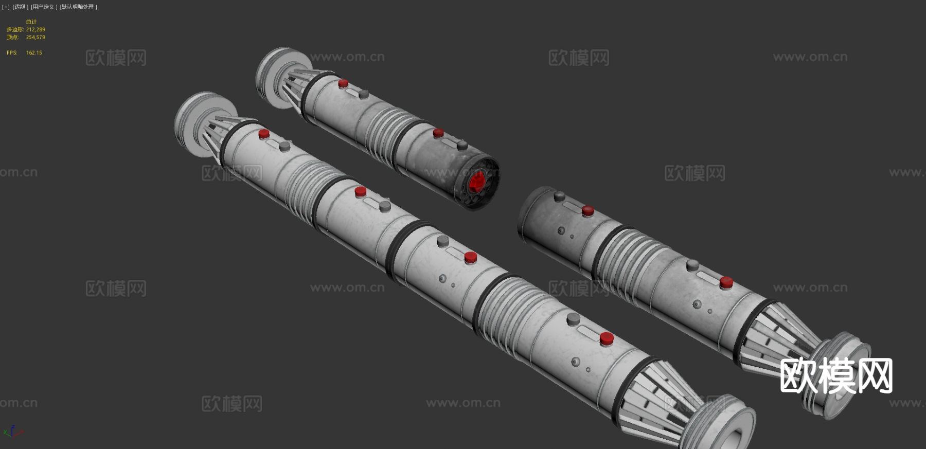 达斯摩尔光剑3d模型