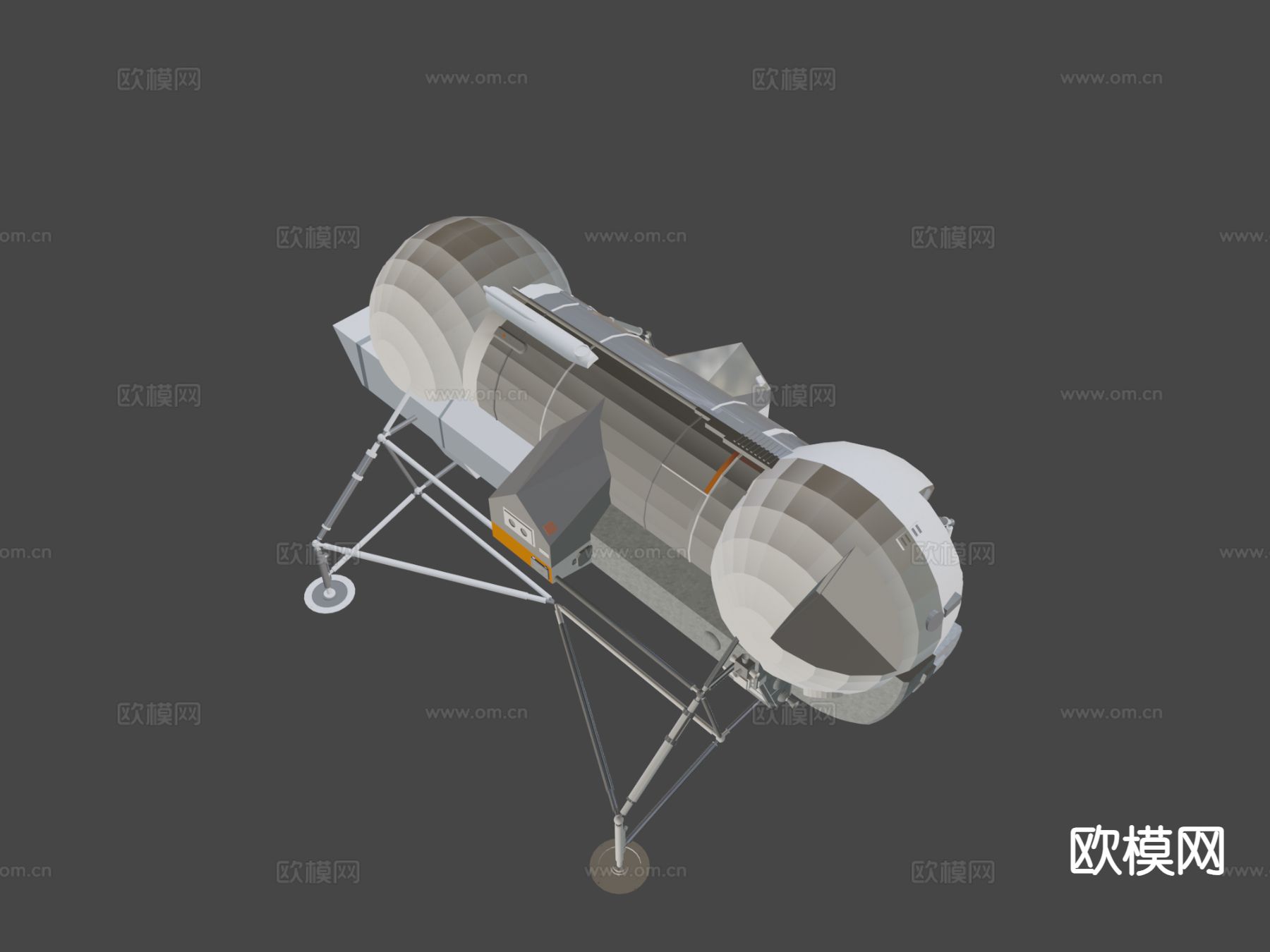 SHADO 月球车 探测机器人3d模型