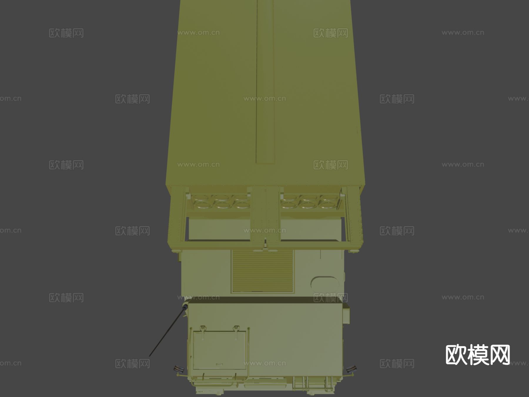 M270多管火箭系统 战车3d模型