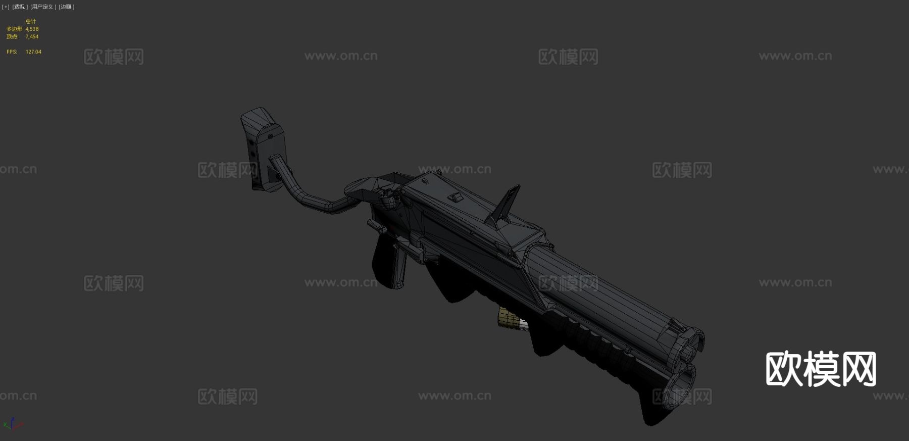 GM-94榴弹发射器3d模型