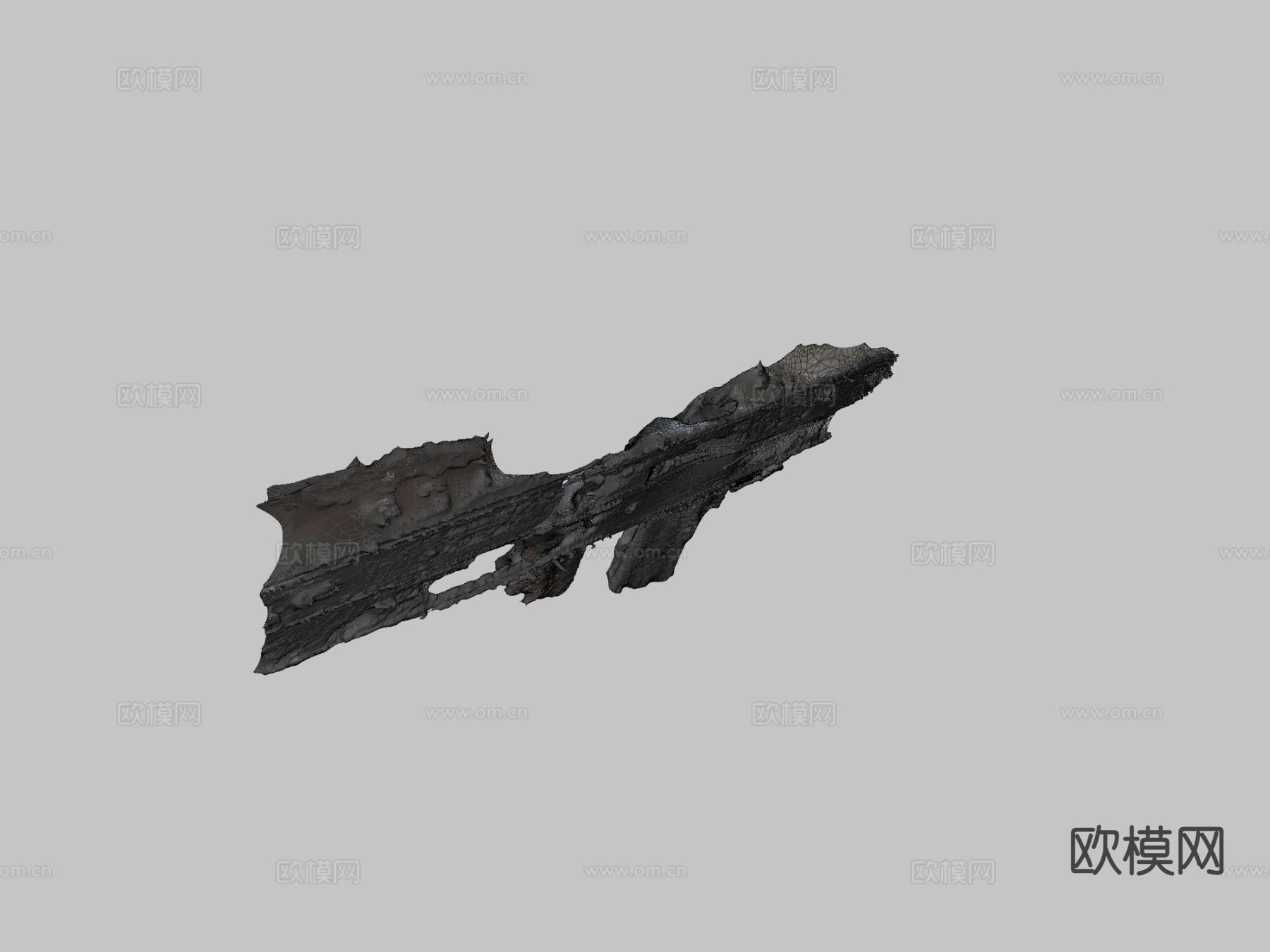 乌克兰毁坏桥梁3d模型下载（渲染图5）