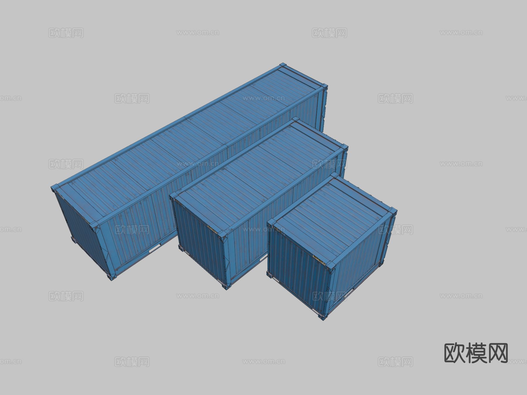 运输箱 集装箱 货箱3d模型