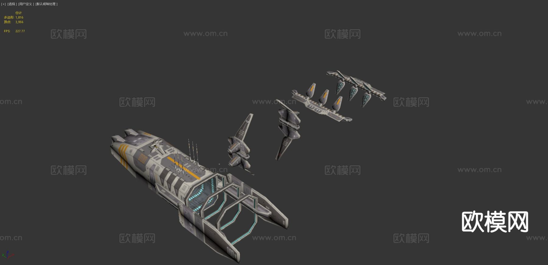 跳跃门 游戏道具3d模型