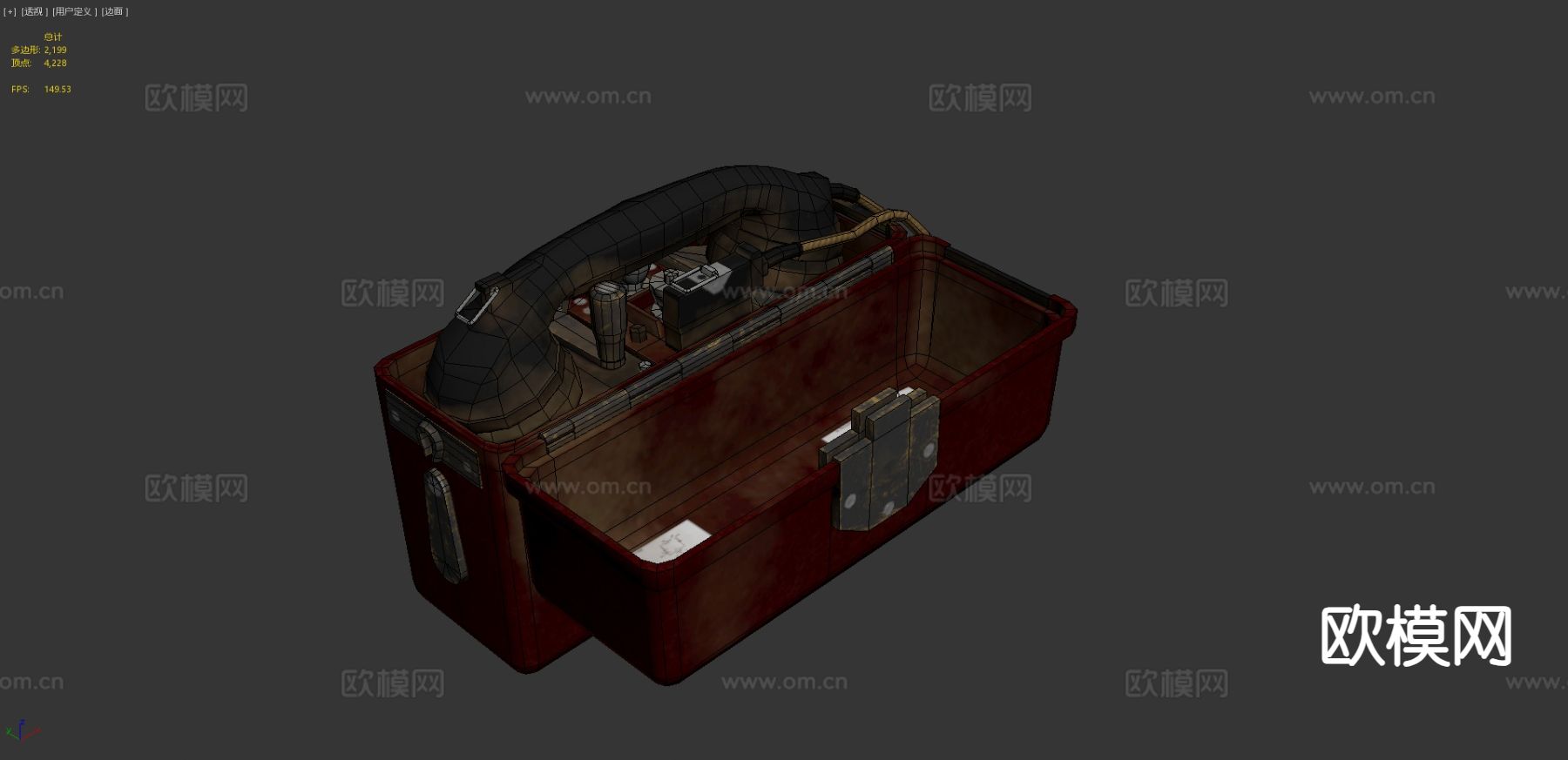 德国二战座机 电话3d模型下载（渲染图7）