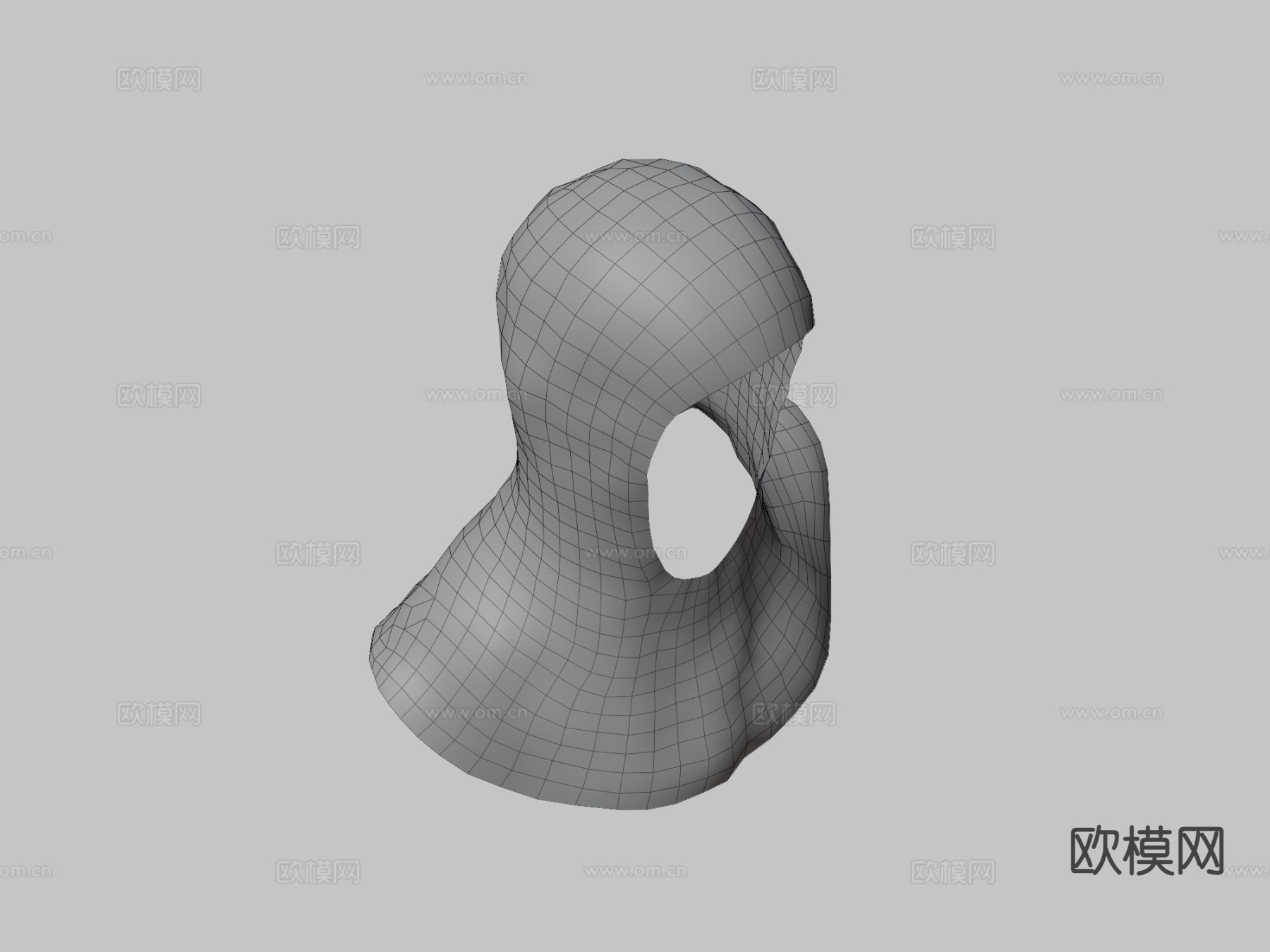 骑士头套 马利恩头饰3d模型