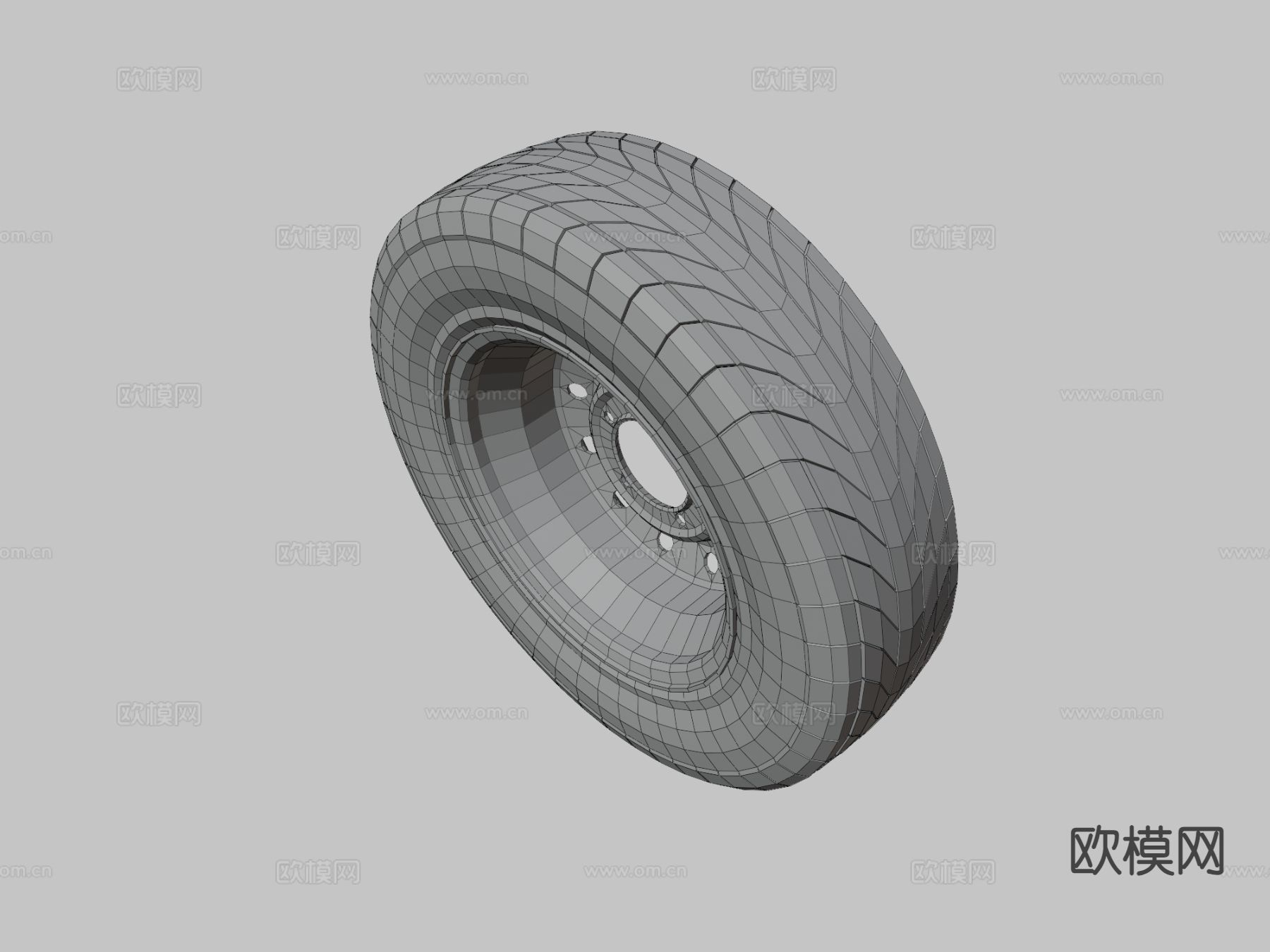 车轮 轮胎 轮毂3d模型