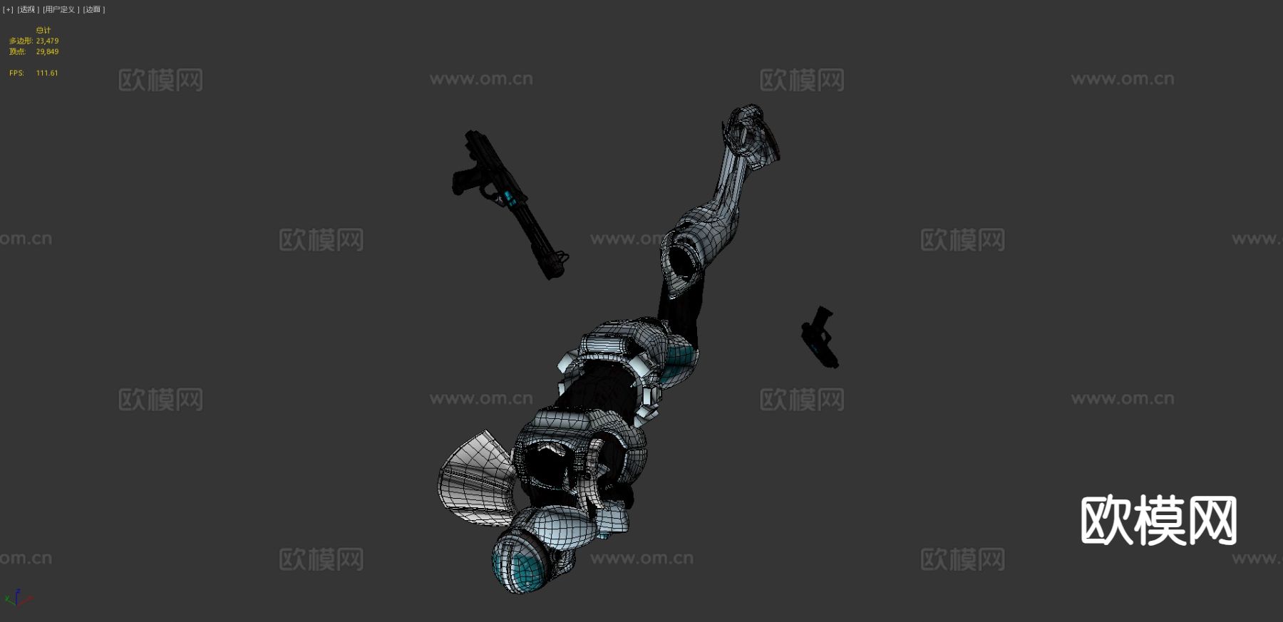 克隆上尉Howzer 游戏角色3d模型