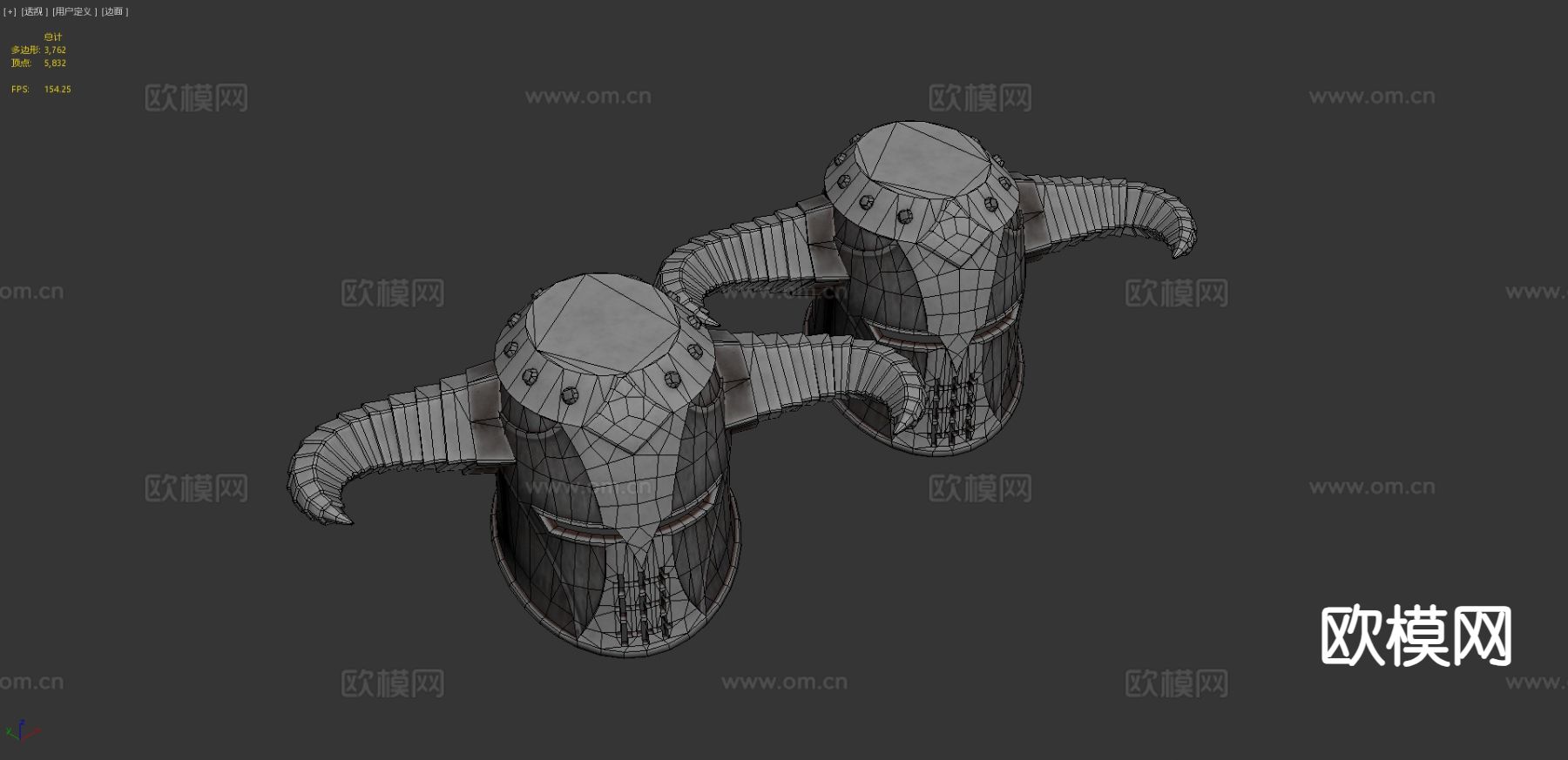 罗马头盔3d模型