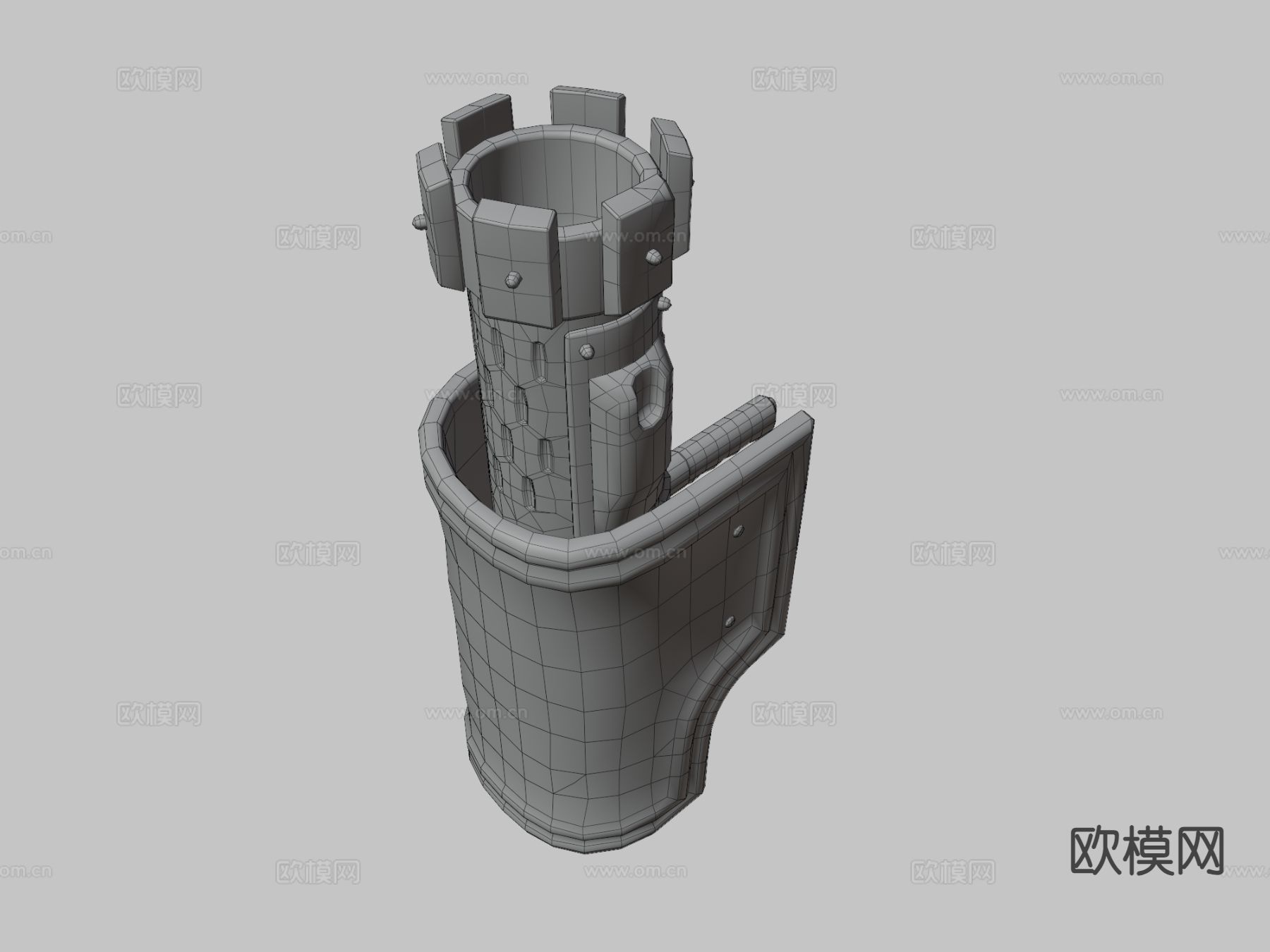 火力武器 核心歼灭堡垒武器3d模型