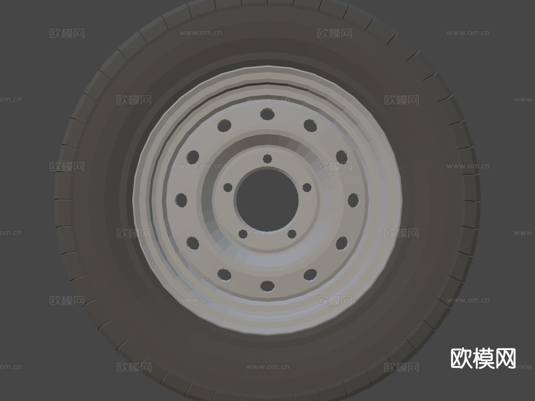 车轮 轮胎 轮毂3d模型