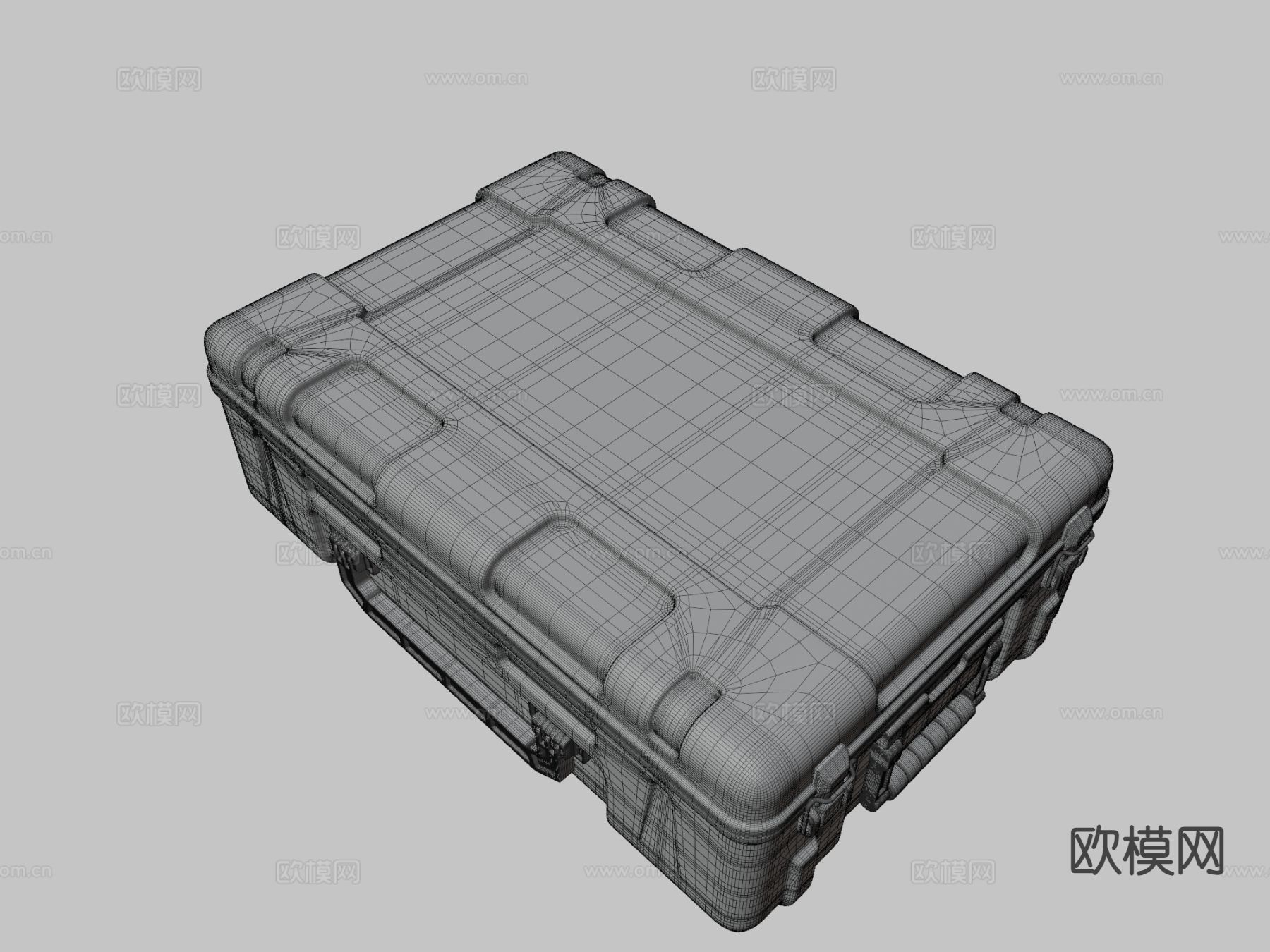 军用集装箱 工具箱 手提箱3d模型