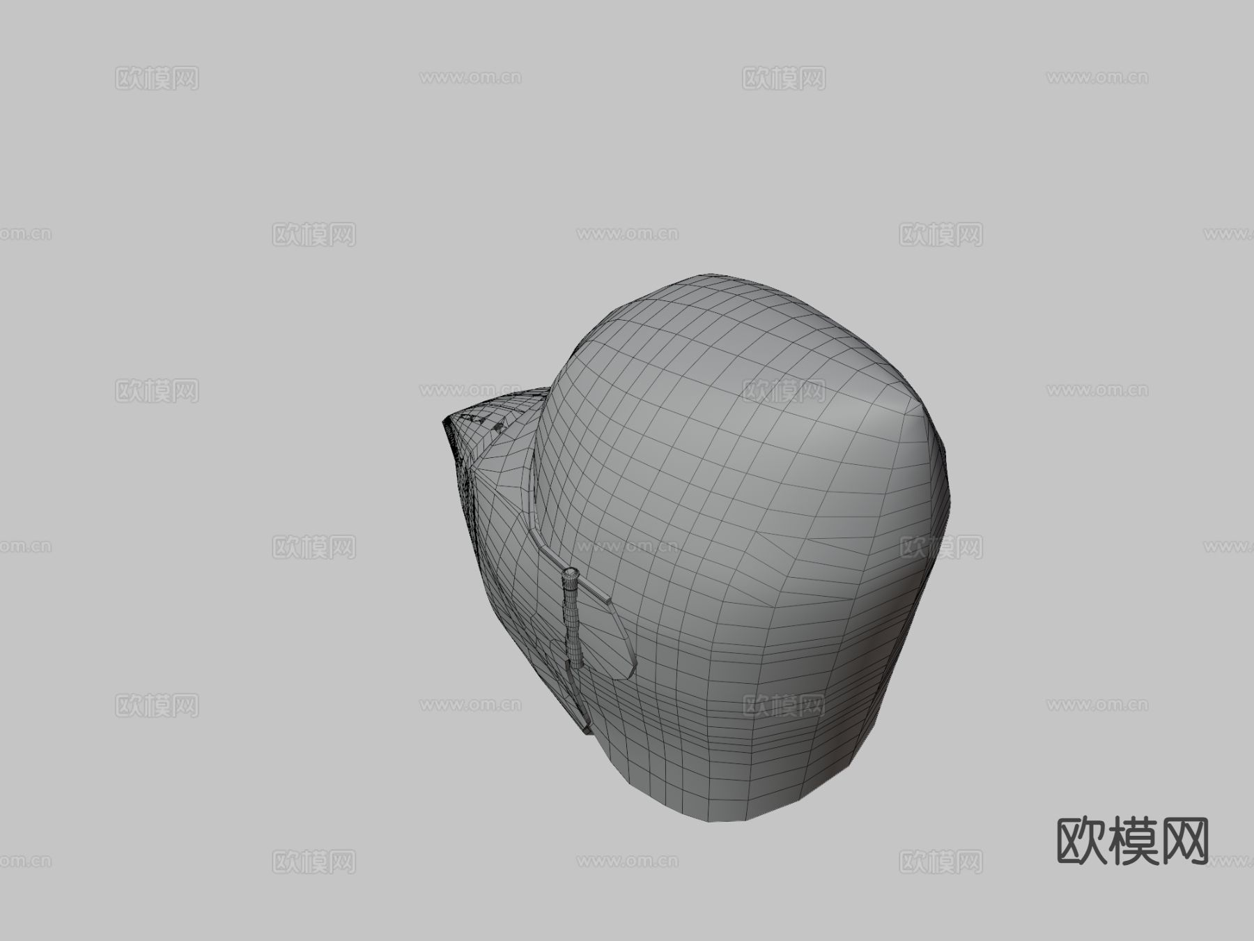 骑士脊盔3d模型