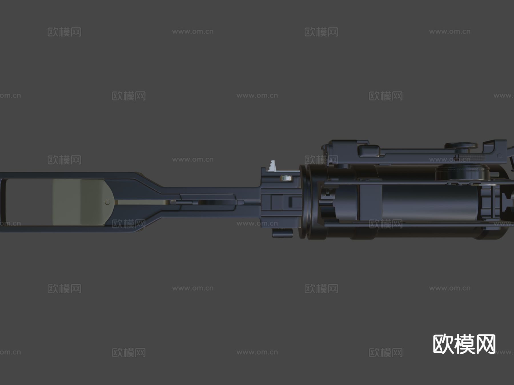 榴弹发射器3d模型